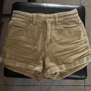 Corduroy Pacsun high waisted shorts